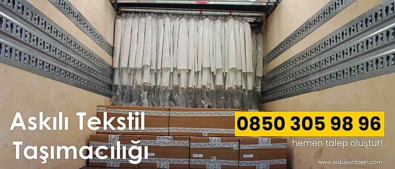 Askılı giyim taşıma firması. Uluslararası askılı tekstil ürün taşıma şirketi