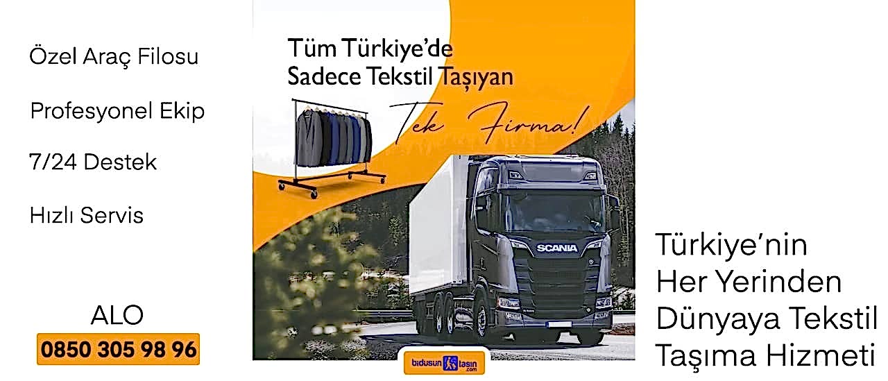 Askılı tekstil nakliyatı. İstanbul ve Bursa Askılı Tekstil Lojistiği.