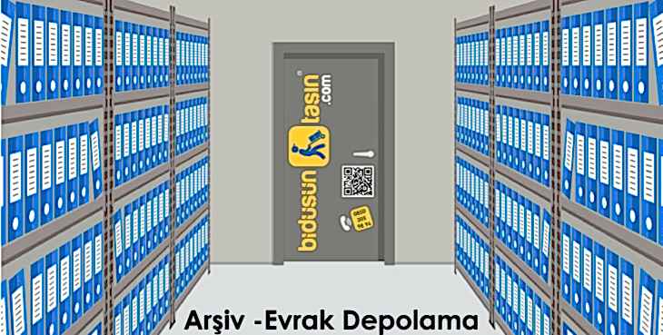 Arşiv depolama ve evrak depolama hizmeti